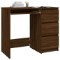 vidaXL Escritorio de madera contrachapada roble marrón 90x45x76 cm vidaXL Escritorio de madera contrachapada roble marrón 90x45x76 cm