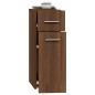 vidaXL Armario botiquín madera contrachapada roble marrón 20x45,5x60cm vidaXL Armario botiquín madera contrachapada roble marrón 20x45,5x60cm
