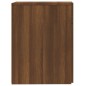 vidaXL Armario botiquín madera contrachapada roble marrón 20x45,5x60cm vidaXL Armario botiquín madera contrachapada roble marrón 20x45,5x60cm