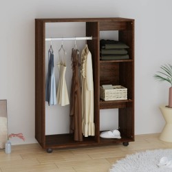 vidaXL Armario madera contrachapada color roble marrón 80x40x110 cm