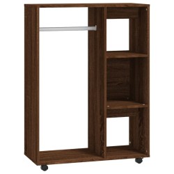 vidaXL Armario madera contrachapada color roble marrón 80x40x110 cm