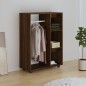 vidaXL Armario madera contrachapada color roble marrón 80x40x110 cm vidaXL Armario madera contrachapada color roble marrón 80x40x110 cm