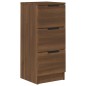 vidaXL Aparador madera contrachapada color marrón roble 30x30x70 cm vidaXL Aparador madera contrachapada color marrón roble 30x30x70 cm
