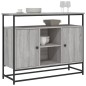 vidaXL Aparador de madera de ingeniería gris Sonoma 100x35x80 cm vidaXL Aparador de madera de ingeniería gris Sonoma 100x35x80 cm