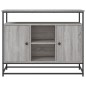 vidaXL Aparador de madera de ingeniería gris Sonoma 100x35x80 cm vidaXL Aparador de madera de ingeniería gris Sonoma 100x35x80 cm