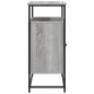 vidaXL Aparador de madera de ingeniería gris Sonoma 100x35x80 cm vidaXL Aparador de madera de ingeniería gris Sonoma 100x35x80 cm