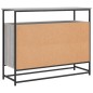 vidaXL Aparador de madera de ingeniería gris Sonoma 100x35x80 cm vidaXL Aparador de madera de ingeniería gris Sonoma 100x35x80 cm