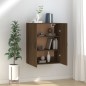 vidaXL Armario colgante madera contrachapada roble marrón 69,5x34x90cm vidaXL Armario colgante madera contrachapada roble marrón 69,5x34x90cm