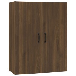 vidaXL Armario colgante madera contrachapada roble marrón 69,5x34x90cm