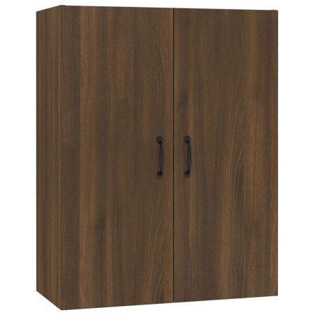 vidaXL Armario colgante madera contrachapada roble marrón 69,5x34x90cm