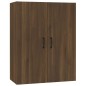 vidaXL Armario colgante madera contrachapada roble marrón 69,5x34x90cm vidaXL Armario colgante madera contrachapada roble marrón 69,5x34x90cm