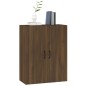 vidaXL Armario colgante madera contrachapada roble marrón 69,5x34x90cm vidaXL Armario colgante madera contrachapada roble marrón 69,5x34x90cm