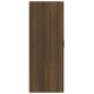 vidaXL Armario colgante madera contrachapada roble marrón 69,5x34x90cm vidaXL Armario colgante madera contrachapada roble marrón 69,5x34x90cm