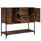 vidaXL Aparador de madera de ingeniería roble ahumado 100x36x85 cm