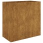 vidaXL Jardinera de acero corten 80x40x80 cm vidaXL Jardinera de acero corten 80x40x80 cm