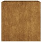 vidaXL Jardinera de acero corten 80x40x80 cm vidaXL Jardinera de acero corten 80x40x80 cm