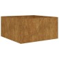 vidaXL Jardinera de acero corten 80x80x40 cm vidaXL Jardinera de acero corten 80x80x40 cm