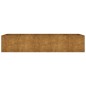 vidaXL Jardinera acero corten 200x80x40 cm vidaXL Jardinera acero corten 200x80x40 cm