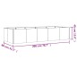 vidaXL Jardinera acero corten 200x80x40 cm vidaXL Jardinera acero corten 200x80x40 cm