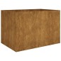 vidaXL Jardinera acero corten 120x80x80 cm vidaXL Jardinera acero corten 120x80x80 cm