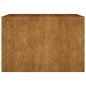 vidaXL Jardinera acero corten 120x80x80 cm vidaXL Jardinera acero corten 120x80x80 cm