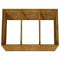 vidaXL Jardinera acero corten 120x80x80 cm vidaXL Jardinera acero corten 120x80x80 cm