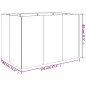 vidaXL Jardinera acero corten 120x80x80 cm vidaXL Jardinera acero corten 120x80x80 cm