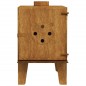 vidaXL Estufa de camping de acero corten 35x50x55 cm vidaXL Estufa de camping de acero corten 35x50x55 cm