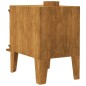 vidaXL Estufa de camping de acero corten 35x50x55 cm vidaXL Estufa de camping de acero corten 35x50x55 cm