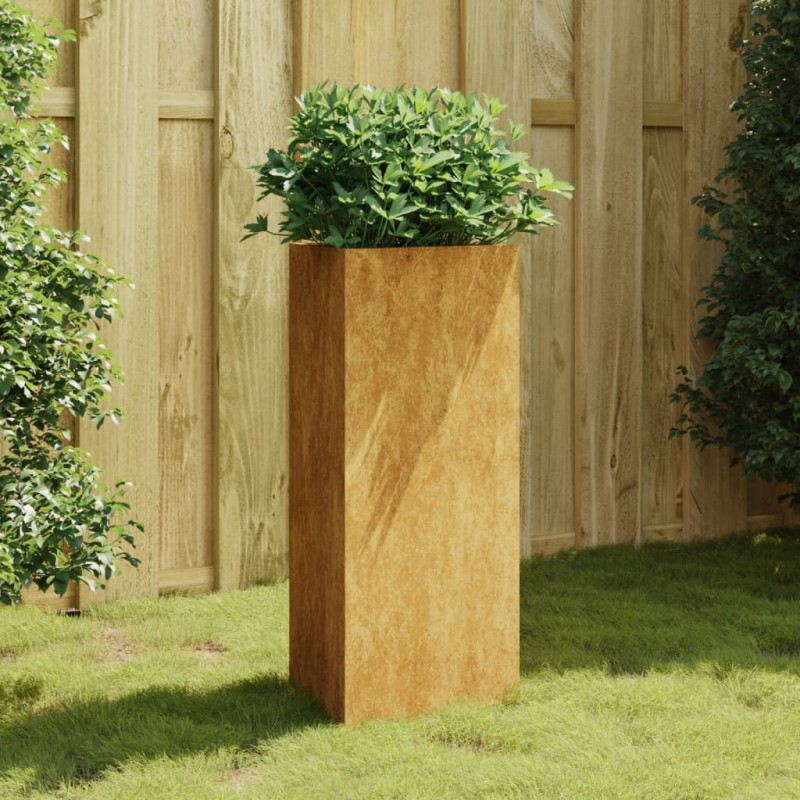 vidaXL Jardinera de acero corten 40x34,5x75 cm vidaXL Jardinera de acero corten 40x34,5x75 cm