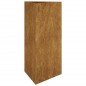 vidaXL Jardinera de acero corten 40x34,5x75 cm vidaXL Jardinera de acero corten 40x34,5x75 cm