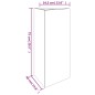 vidaXL Jardinera de acero corten 40x34,5x75 cm vidaXL Jardinera de acero corten 40x34,5x75 cm