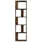 vidaXL Estantería de madera contrachapada roble ahumado 45x24x160 cm vidaXL Estantería de madera contrachapada roble ahumado 45x24x160 cm