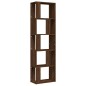 vidaXL Estantería de madera contrachapada marrón roble 45x24x160 cm vidaXL Estantería de madera contrachapada marrón roble 45x24x160 cm