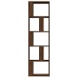 vidaXL Estantería de madera contrachapada marrón roble 45x24x160 cm vidaXL Estantería de madera contrachapada marrón roble 45x24x160 cm