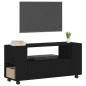 vidaXL Mueble para TV madera de ingeniería negro 102x34,5x43 cm vidaXL Mueble para TV madera de ingeniería negro 102x34,5x43 cm