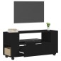 vidaXL Mueble para TV madera de ingeniería negro 102x34,5x43 cm vidaXL Mueble para TV madera de ingeniería negro 102x34,5x43 cm
