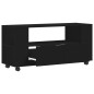 vidaXL Mueble para TV madera de ingeniería negro 102x34,5x43 cm vidaXL Mueble para TV madera de ingeniería negro 102x34,5x43 cm
