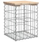 vidaXL Banco de jardín diseño gaviones madera maciza pino 33x31x42 cm vidaXL Banco de jardín diseño gaviones madera maciza pino 33x31x42 cm