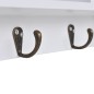 vidaXL Armario de pared para llaves y joyas con puertas y ganchos vidaXL Armario de pared para llaves y joyas con puertas y ganchos