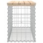 vidaXL Banco de jardín diseño gaviones madera maciza pino 83x31,5x42cm vidaXL Banco de jardín diseño gaviones madera maciza pino 83x31,5x42cm