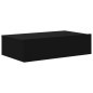 vidaXL Mueble de TV con luces LED negro 60x35x15,5 cm