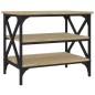 vidaXL Mesa auxiliar madera contrachapada roble Sonoma 55x38x45 cm vidaXL Mesa auxiliar madera contrachapada roble Sonoma 55x38x45 cm