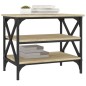 vidaXL Mesa auxiliar madera contrachapada roble Sonoma 55x38x45 cm vidaXL Mesa auxiliar madera contrachapada roble Sonoma 55x38x45 cm
