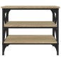 vidaXL Mesa auxiliar madera contrachapada roble Sonoma 55x38x45 cm vidaXL Mesa auxiliar madera contrachapada roble Sonoma 55x38x45 cm