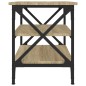 vidaXL Mesa auxiliar madera contrachapada roble Sonoma 55x38x45 cm vidaXL Mesa auxiliar madera contrachapada roble Sonoma 55x38x45 cm