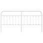 vidaXL Cabecero de metal blanco 193 cm vidaXL Cabecero de metal blanco 193 cm