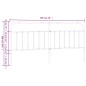 vidaXL Cabecero de metal blanco 193 cm vidaXL Cabecero de metal blanco 193 cm