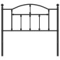 vidaXL Cabecero de metal negro 100 cm vidaXL Cabecero de metal negro 100 cm