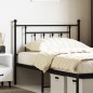 vidaXL Cabecero de metal negro 100 cm vidaXL Cabecero de metal negro 100 cm